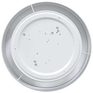 Lampada da soffitto Grigio 38 x 13.5 cm Tessuto 42001208