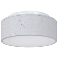 Lampada da soffitto Grigio 30 x 13.5 cm Tessuto 42001212