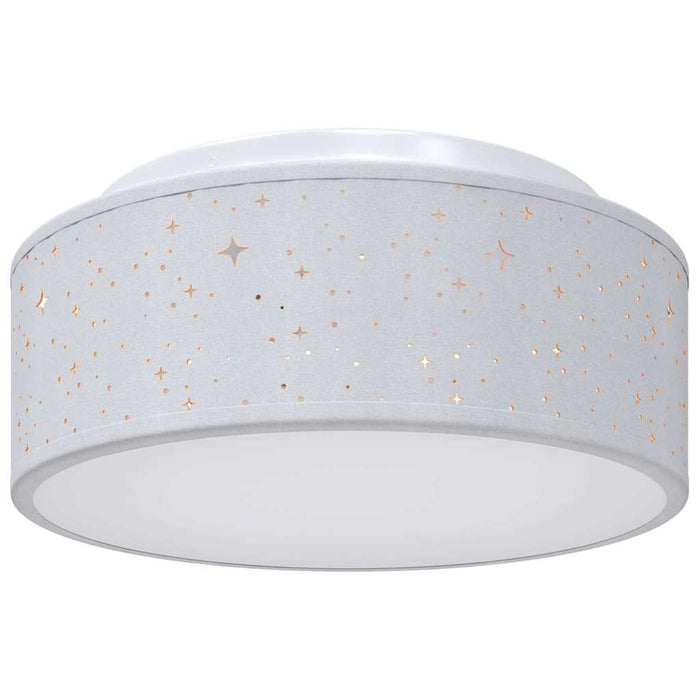Lampada da soffitto Grigio 30 x 13.5 cm Tessuto 42001212