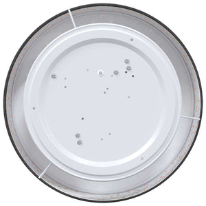 Lampada da soffitto Nero 38 x 13.5 cm Tessuto 42001214