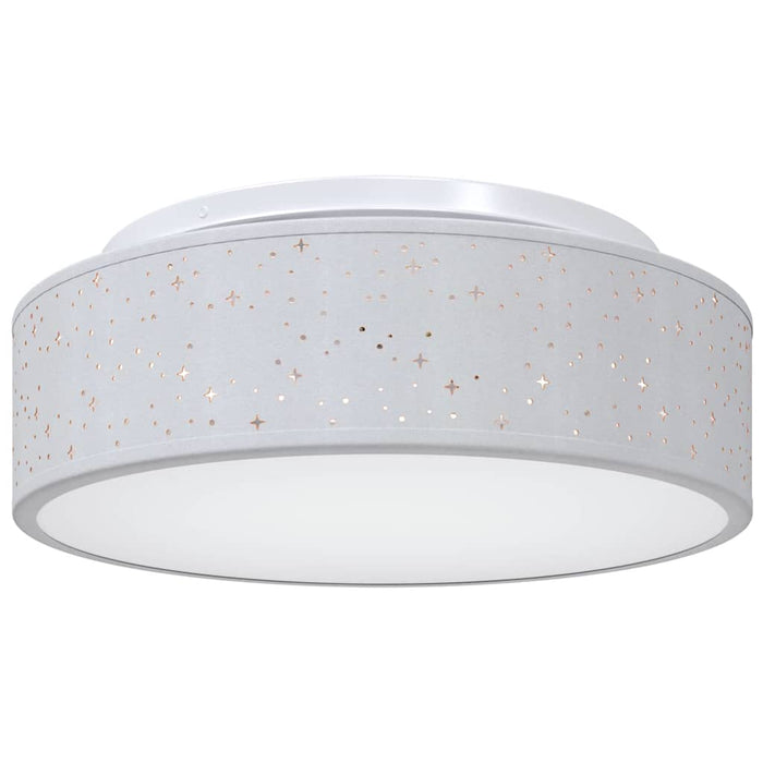 Lampada da soffitto Grigio 38 x 13.5 cm Tessuto 42001216