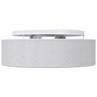 Lampada da soffitto Grigio 38 x 13.5 cm Tessuto 42001216
