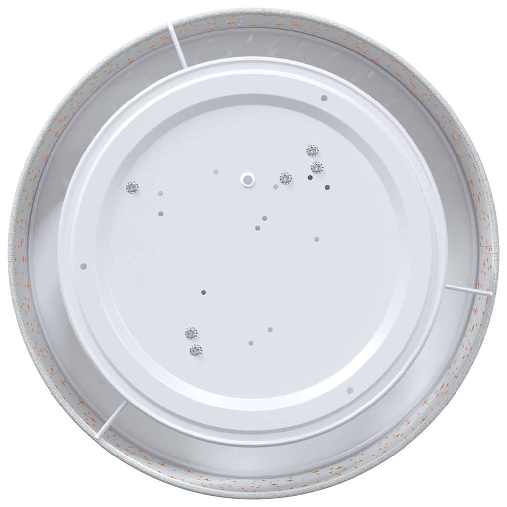 Lampada da soffitto Grigio 38 x 13.5 cm Tessuto 42001216