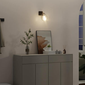 Faretto da soffitto Nero 13 x 13 x 26 cm Vetro e metallo 42001218