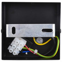 Faretto da soffitto Nero 13 x 13 x 26 cm Vetro e metallo 42001218