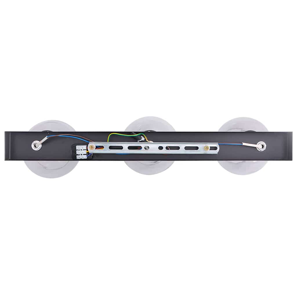 Faretto da soffitto Nero 54 x 13 x 26 cm Vetro e metallo 42001220