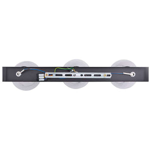 Faretto da soffitto Nero 54 x 13 x 26 cm Vetro e metallo 42001220