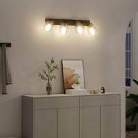 Faretto da soffitto Nero 70 x 13 x 26 cm Vetro e metallo 42001221