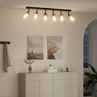 Faretto da soffitto Nero 110.5 x 13 x 26 cm Vetro e metallo 42001222