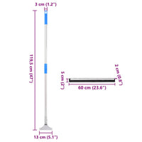 Tergipavimento 5 pz 60,5x119,5 cm in Acciaio e Gomma 3329233