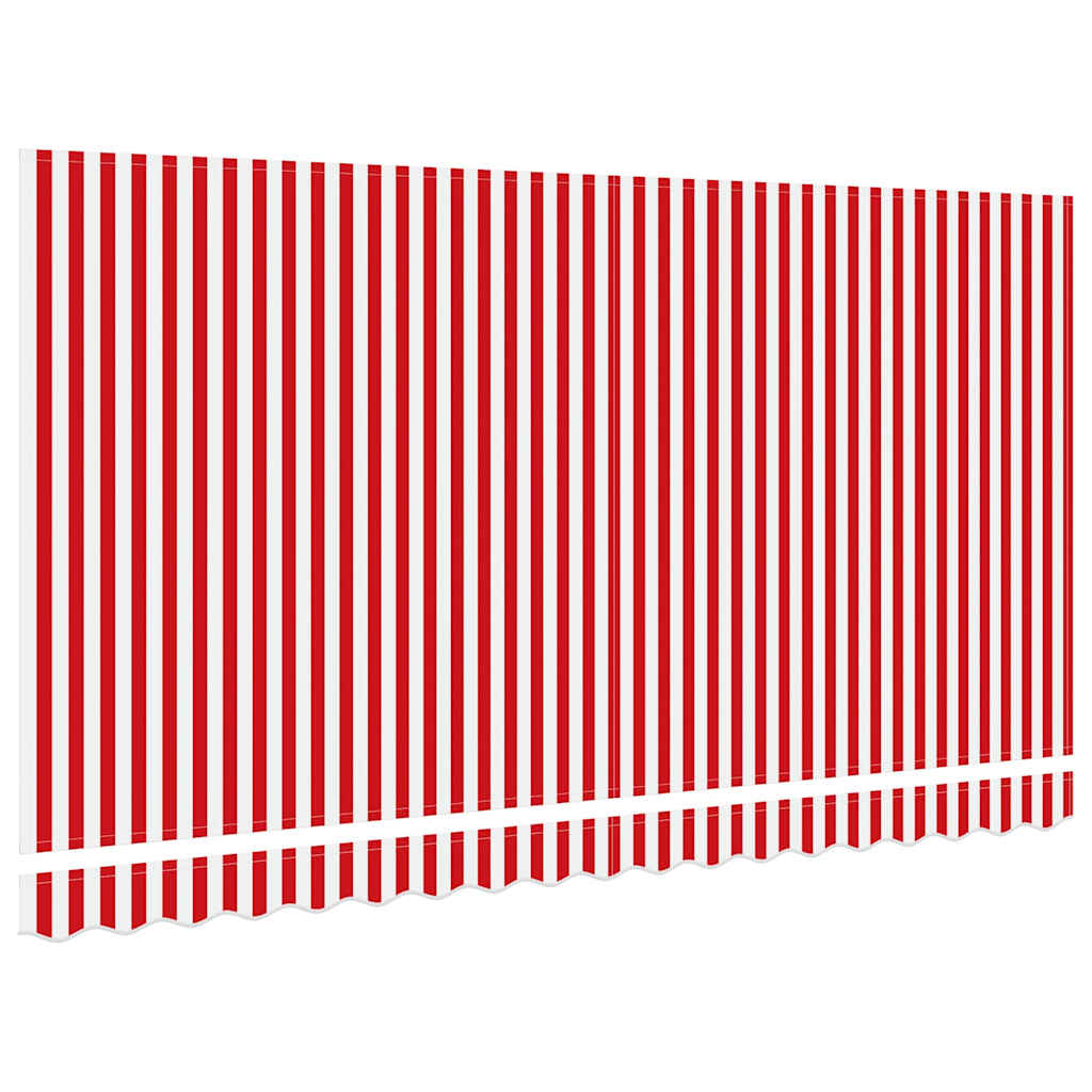 Telo di ricambio per tenda da sole Rosso e bianco 400 x 200 cm 42000501