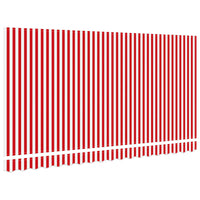 Telo di ricambio per tenda da sole Rosso e bianco 400 x 200 cm 42000501