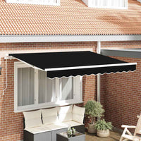 Telo di ricambio per tenda da sole Nero 350 x 250 cm Tela 42000545