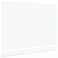 Telo di ricambio per tenda da sole Bianco 350 x 250 cm Tela 42000573