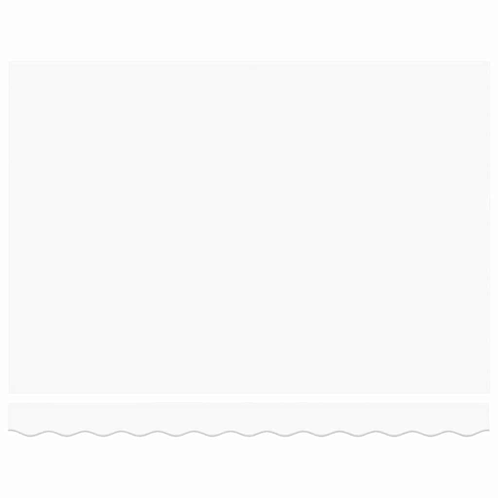 Telo di ricambio per tenda da sole Bianco 350 x 250 cm Tela 42000573