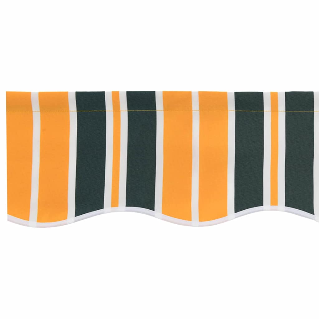 Telo di ricambio per tenda da sole Verde e giallo 300 x 250 cm 42000642