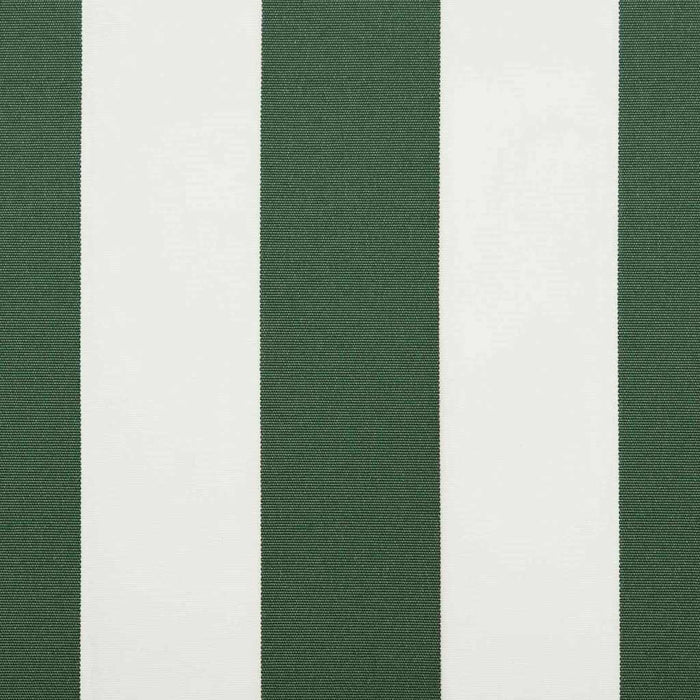 Telo di ricambio per tenda da sole Verde e bianco 350 x 200 cm 42000654
