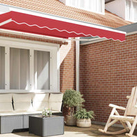 Tenda a Braccio Rosso 2.3 x 0.2 m Tela 42000792