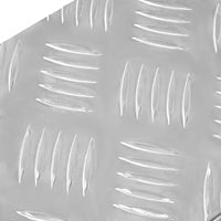 Dischi Quadrati 5 pcs Argento 60 x 18 cm Alluminio 4104232