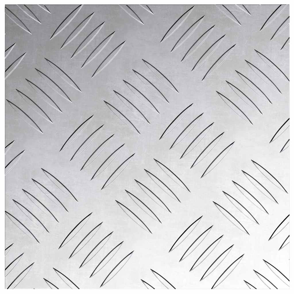 Dischi Quadrati 4 pcs Argento 20 x 20 cm Alluminio 4104236