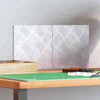 Dischi Quadrati 2 pcs Argento 20 x 20 cm Alluminio 4104237