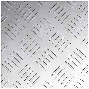 Dischi Quadrati 4 pcs Argento 20 x 20 cm Alluminio 4104238