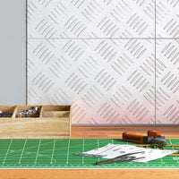 Dischi Quadrati 4 pcs Argento 30 x 20 cm Alluminio 4104240