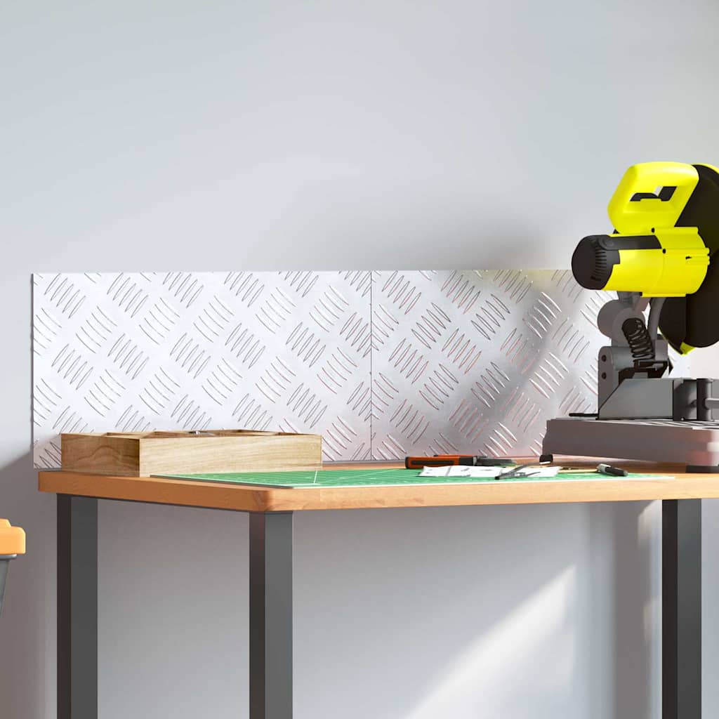 Piastre in Alluminio a Scacchiera 2 pcs Antiscivolo 50x25 cm 4104273