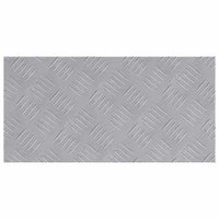 Piastre in Alluminio a Scacchiera 2 pcs Antiscivolo 50x25 cm 4104273