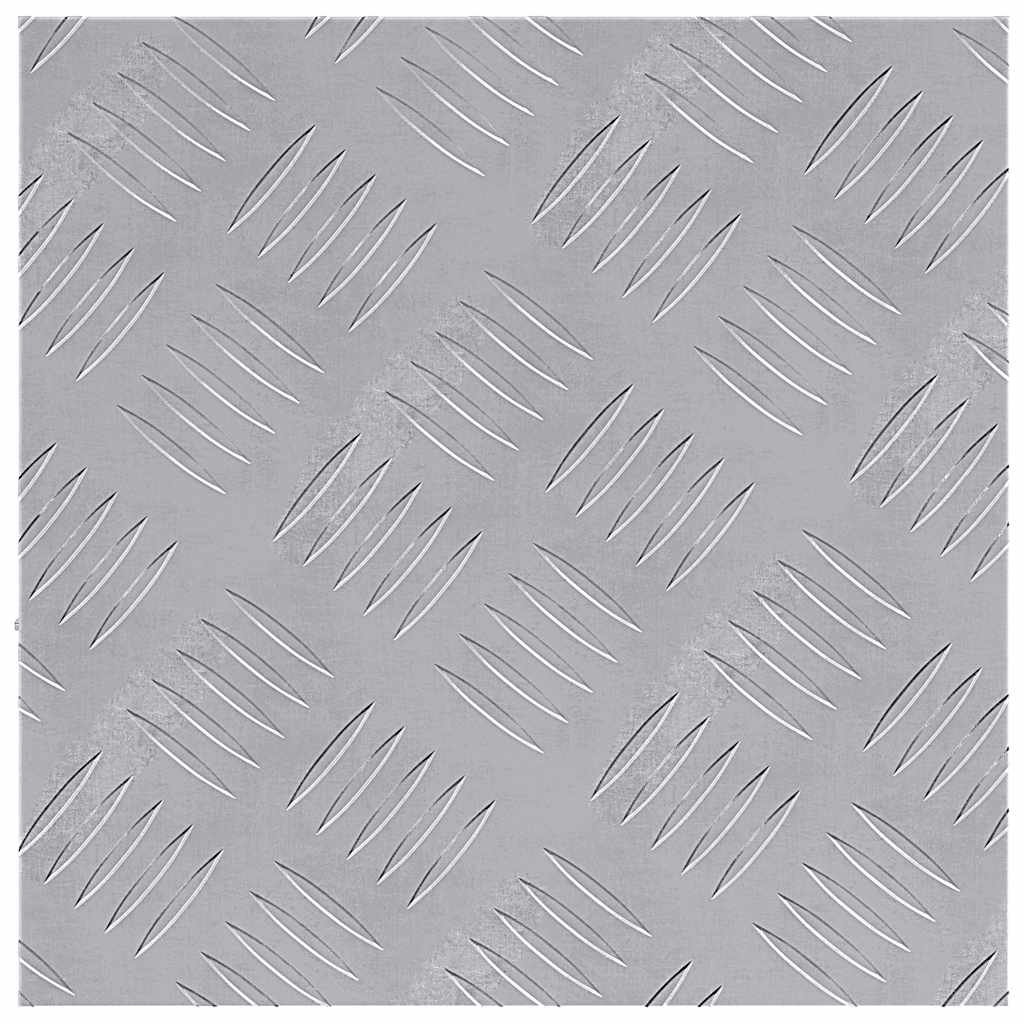 Dischi Quadrati 4 pcs Argento 30 x 30 cm Alluminio 4104284