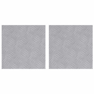 Dischi Quadrati 2 pcs Argento 30 x 30 cm Alluminio 4104285