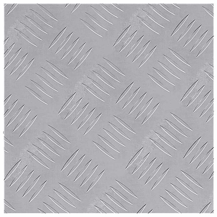 Dischi Quadrati 2 pcs Argento 30 x 30 cm Alluminio 4104285