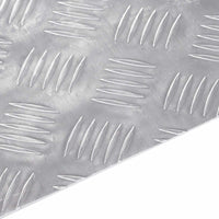 Dischi Quadrati 4 pcs Argento 50 x 30 cm Alluminio 4104294