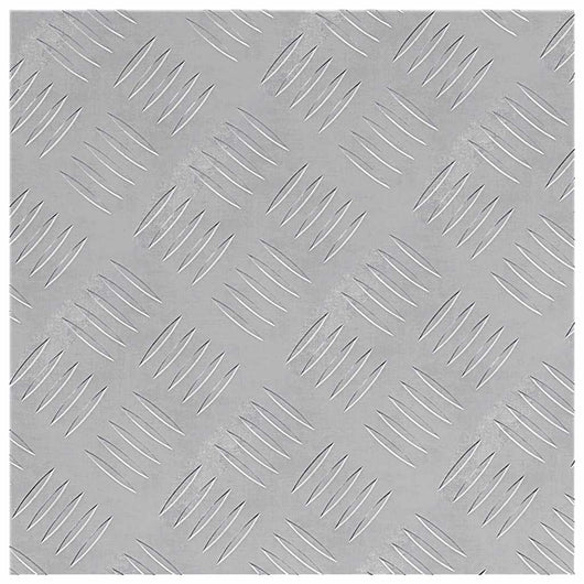 Dischi Quadrati 2 pcs Argento 40 x 40 cm Alluminio 4104315