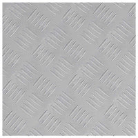 Piastre in Alluminio a Scacchi 4 pcs Antiscivolo 40x40 cm 4104316