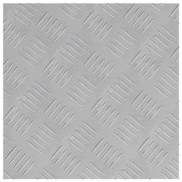 Piastre in Alluminio a Scacchi 4 pcs Antiscivolo 40x40 cm 4104316