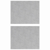 Dischi Quadrati 2 pcs Argento 50 x 40 cm Alluminio 4104321