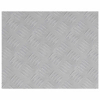 Dischi Quadrati 4 pcs Argento 50 x 40 cm Alluminio 4104322