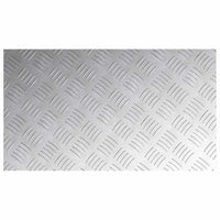 Dischi Quadrati 4 pcs Argento 70 x 40 cm Alluminio 4104330