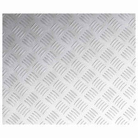 Dischi Quadrati 4 pcs Argento 60 x 50 cm Alluminio 4104350