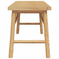 vidaXL Panca Marrone 110 x 38 x 45 cm Bambù