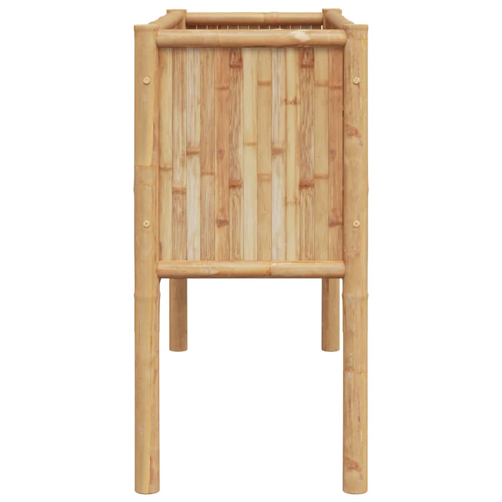vidaXL Letto rialzato da giardino Marrone 110 x 35 x 70 cm Bambù