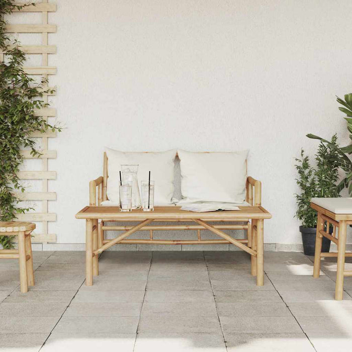 vidaXL Tavolino da salotto Marrone 110 x 50 x 43 cm Bambù