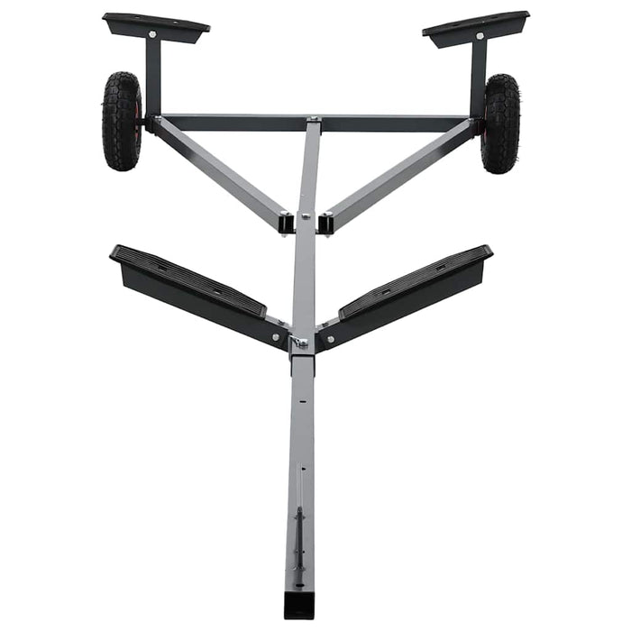 Rimorchio per barche Argento 302 x 107 x 42 cm Acciaio 42000850