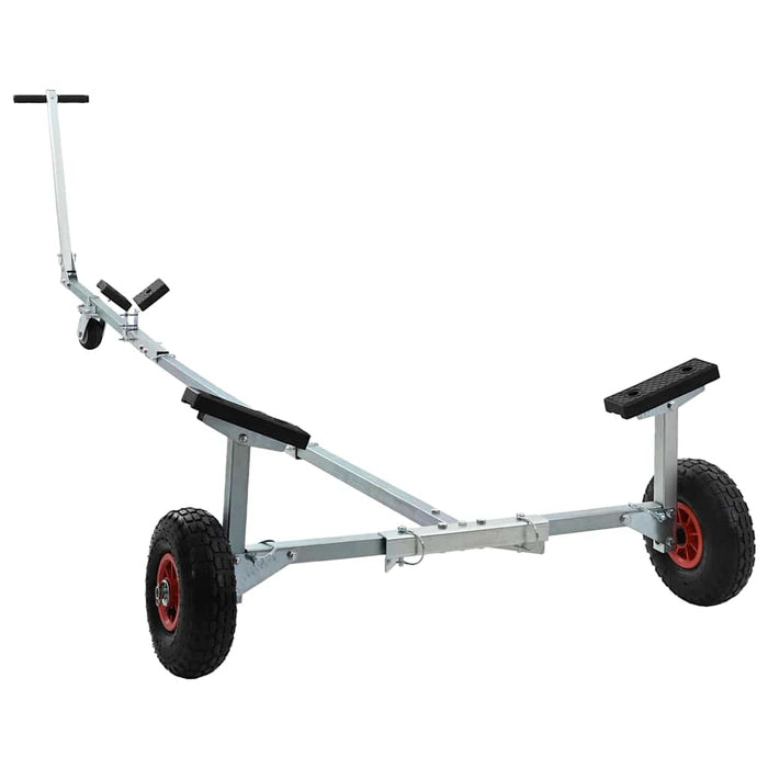 Rimorchio per barche Argento 306 x 104 x 75 cm Acciaio 42000852