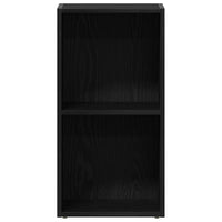 Scatola per Contenitori LP in Rovere Nero 71x34x36cm Truciolato 862401