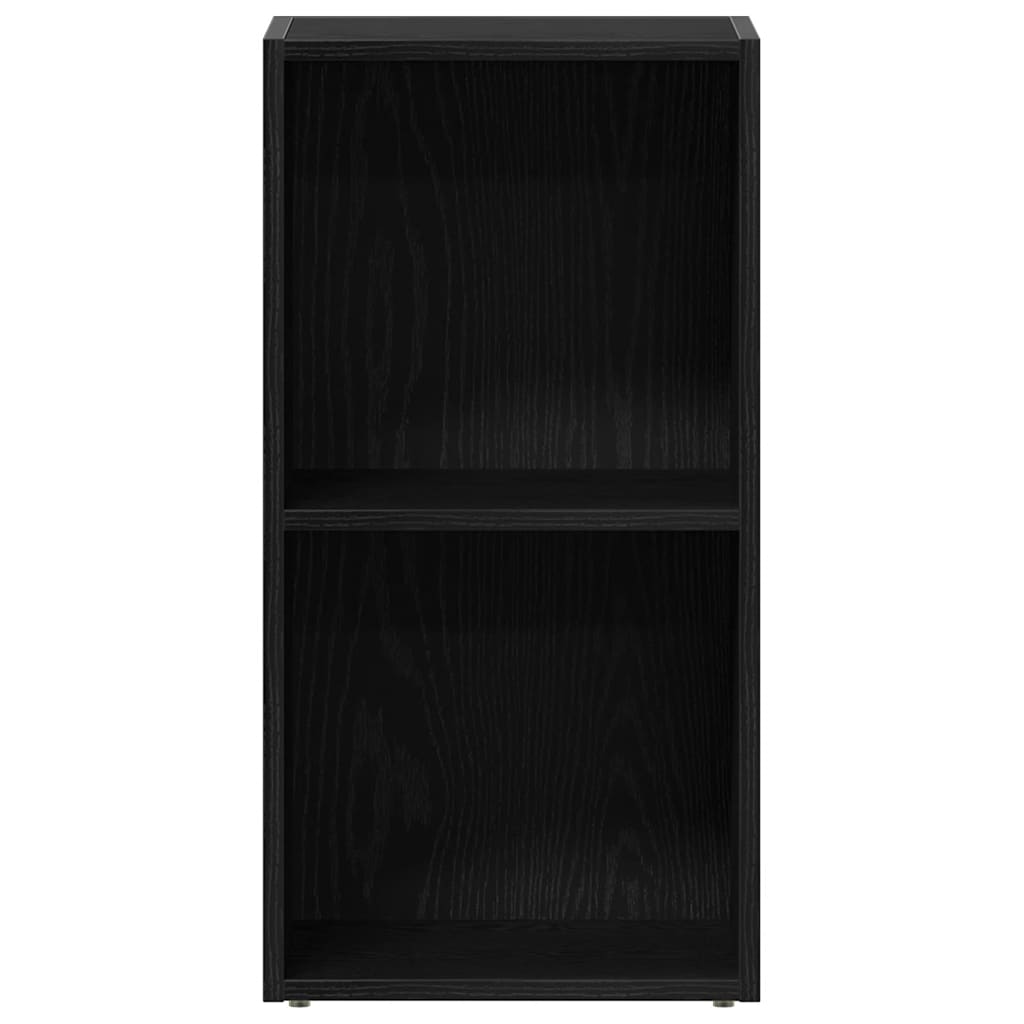 Scatola per Contenitori LP in Rovere Nero 71x34x36cm Truciolato