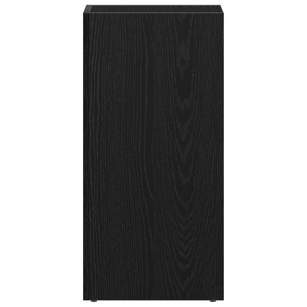 Scatola per Contenitori LP in Rovere Nero 71x34x36cm Truciolato 862401