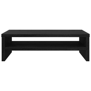 vidaXL Supporto per Monitor Rovere Nero 42x24x13 cm in Truciolato