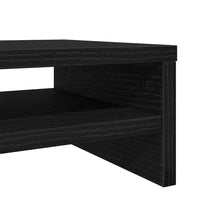 Supporto per Monitor Rovere Nero 42x24x13 cm in Truciolato 862407